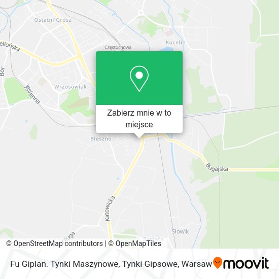 Mapa Fu Giplan. Tynki Maszynowe, Tynki Gipsowe