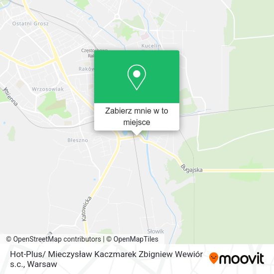 Mapa Hot-Plus/ Mieczysław Kaczmarek Zbigniew Wewiór s.c.