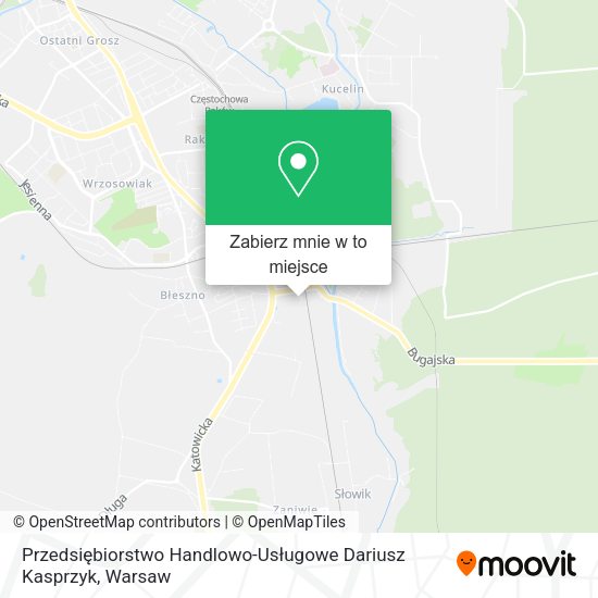 Mapa Przedsiębiorstwo Handlowo-Usługowe Dariusz Kasprzyk