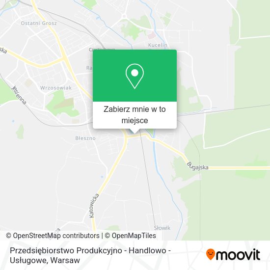 Mapa Przedsiębiorstwo Produkcyjno - Handlowo - Usługowe