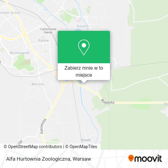 Mapa Alfa Hurtownia Zoologiczna