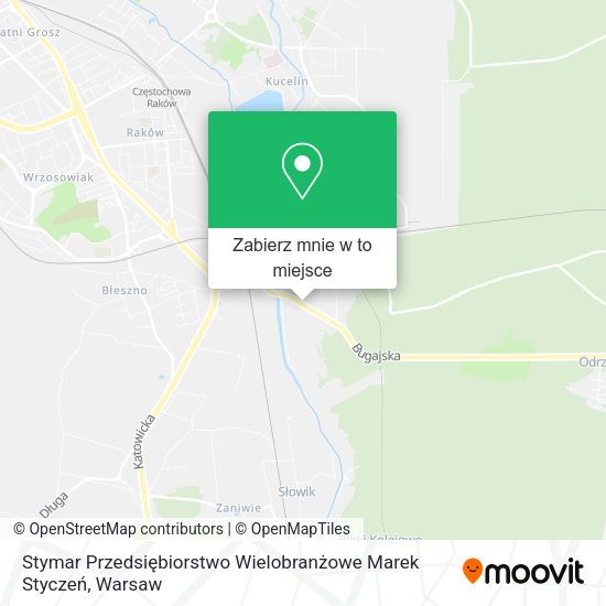 Mapa Stymar Przedsiębiorstwo Wielobranżowe Marek Styczeń