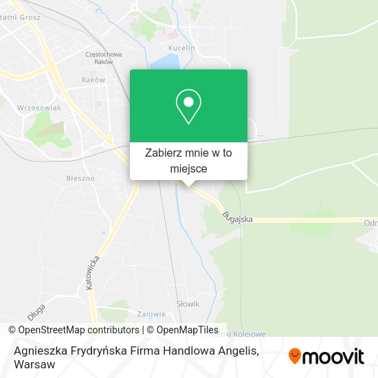 Mapa Agnieszka Frydryńska Firma Handlowa Angelis