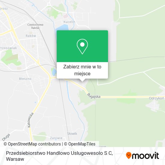 Mapa Przedsiebiorstwo Handlowo Uslugowesolo S C