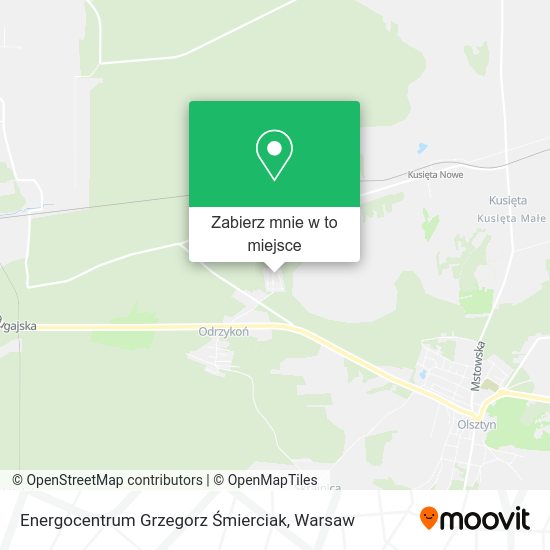 Mapa Energocentrum Grzegorz Śmierciak