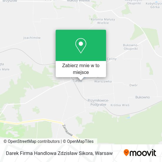 Mapa Darek Firma Handlowa Zdzisław Sikora