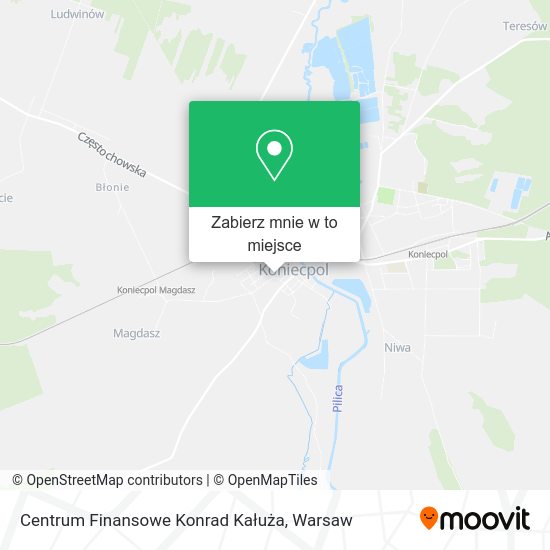 Mapa Centrum Finansowe Konrad Kałuża