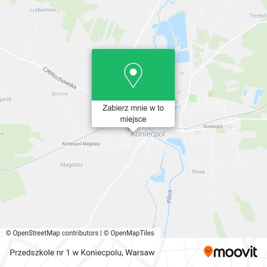 Mapa Przedszkole nr 1 w Koniecpolu