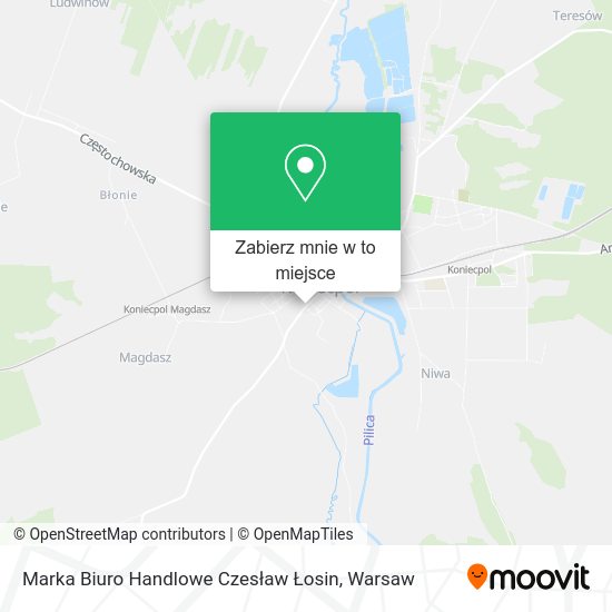 Mapa Marka Biuro Handlowe Czesław Łosin