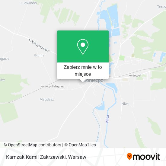 Mapa Kamzak Kamil Zakrzewski