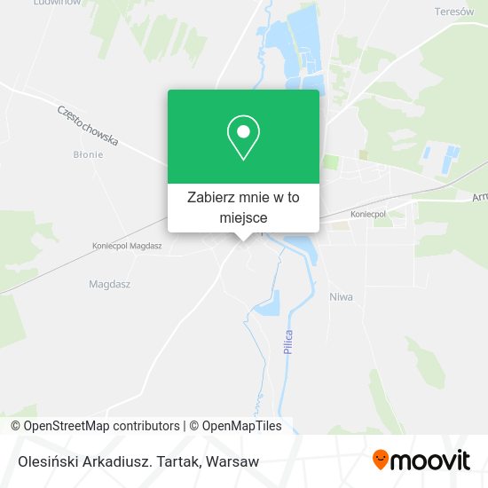 Mapa Olesiński Arkadiusz. Tartak