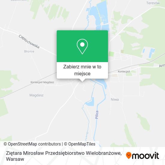 Mapa Ziętara Mirosław Przedsiębiorstwo Wielobranżowe