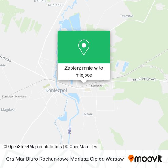 Mapa Gra-Mar Biuro Rachunkowe Mariusz Cipior