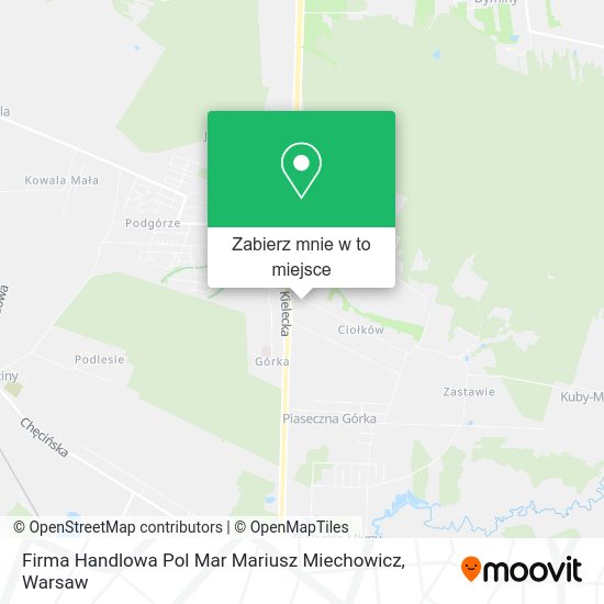 Mapa Firma Handlowa Pol Mar Mariusz Miechowicz