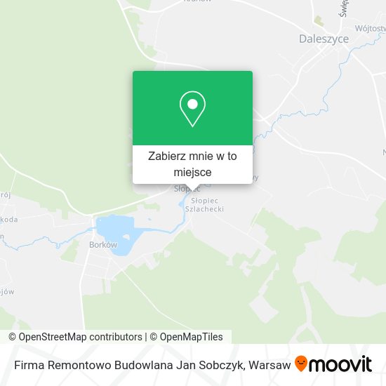 Mapa Firma Remontowo Budowlana Jan Sobczyk