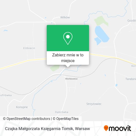 Mapa Czajka Małgorzata Księgarnia Tomik