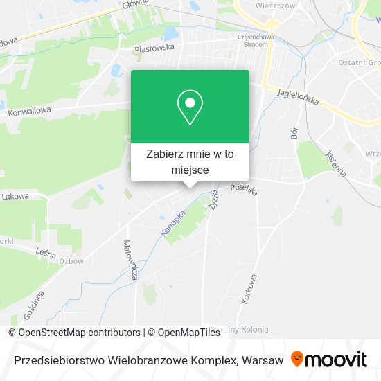 Mapa Przedsiebiorstwo Wielobranzowe Komplex