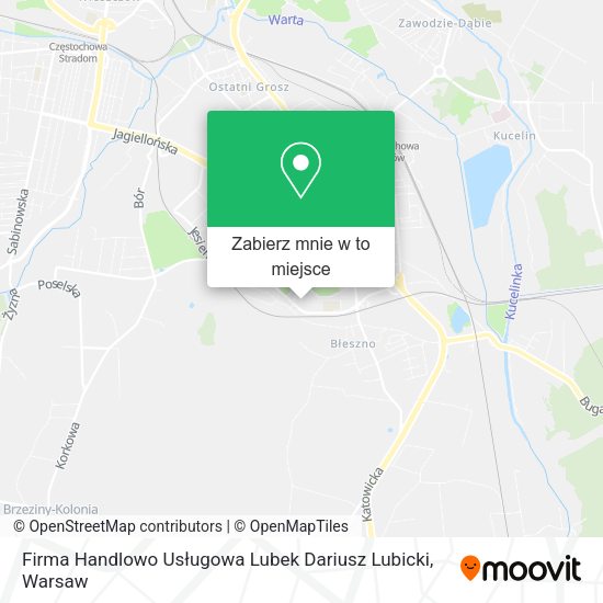 Mapa Firma Handlowo Usługowa Lubek Dariusz Lubicki