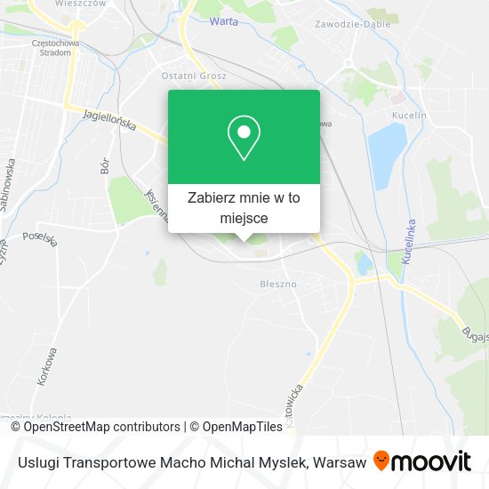 Mapa Uslugi Transportowe Macho Michal Myslek