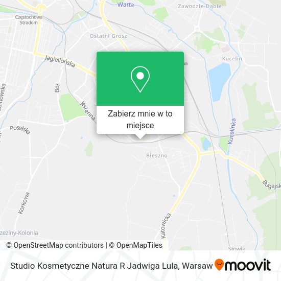 Mapa Studio Kosmetyczne Natura R Jadwiga Lula