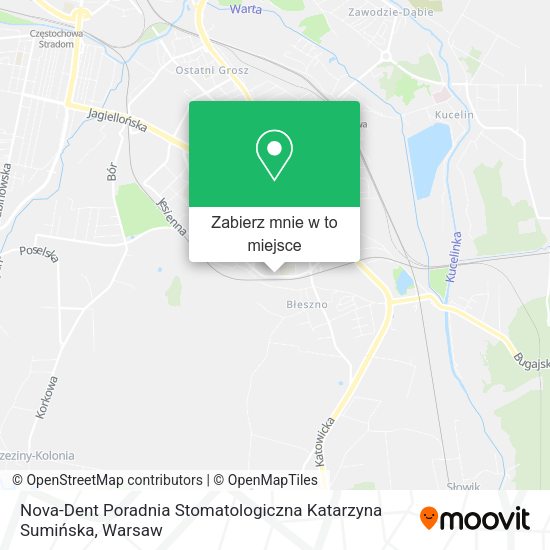 Mapa Nova-Dent Poradnia Stomatologiczna Katarzyna Sumińska