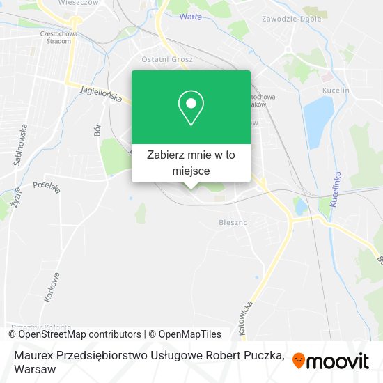 Mapa Maurex Przedsiębiorstwo Usługowe Robert Puczka