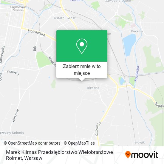 Mapa Marek Klimas Przedsiębiorstwo Wielobranżowe Rolmet