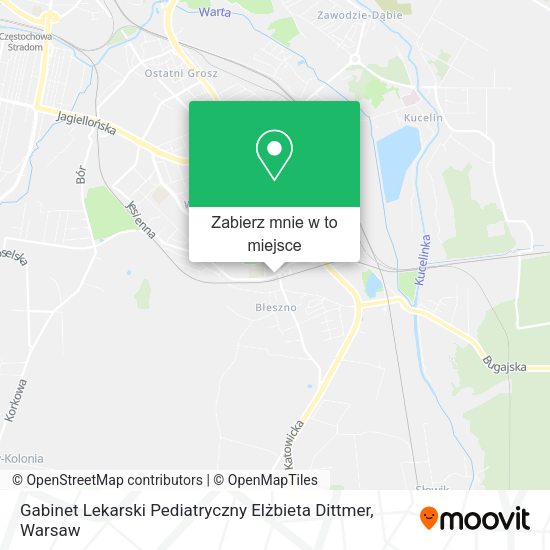 Mapa Gabinet Lekarski Pediatryczny Elżbieta Dittmer