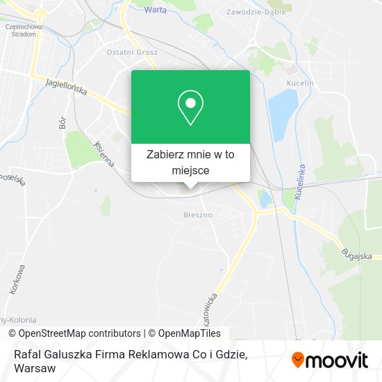 Mapa Rafal Galuszka Firma Reklamowa Co i Gdzie