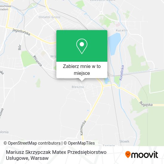 Mapa Mariusz Skrzypczak Matex Przedsiębiorstwo Usługowe