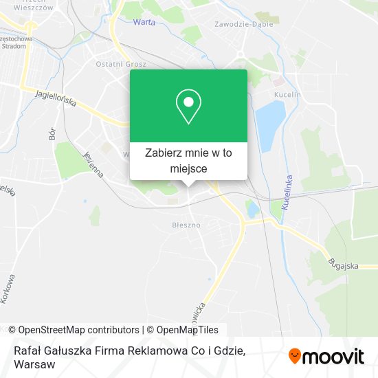 Mapa Rafał Gałuszka Firma Reklamowa Co i Gdzie