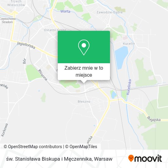 Mapa św. Stanisława Biskupa i Męczennika