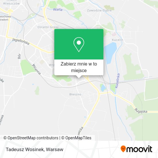 Mapa Tadeusz Wosinek