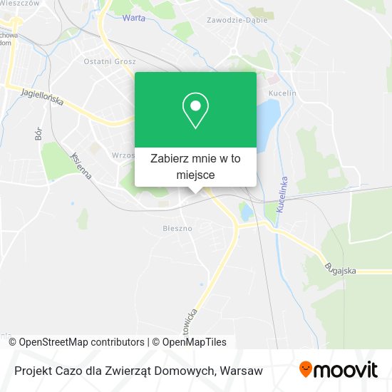 Mapa Projekt Cazo dla Zwierząt Domowych