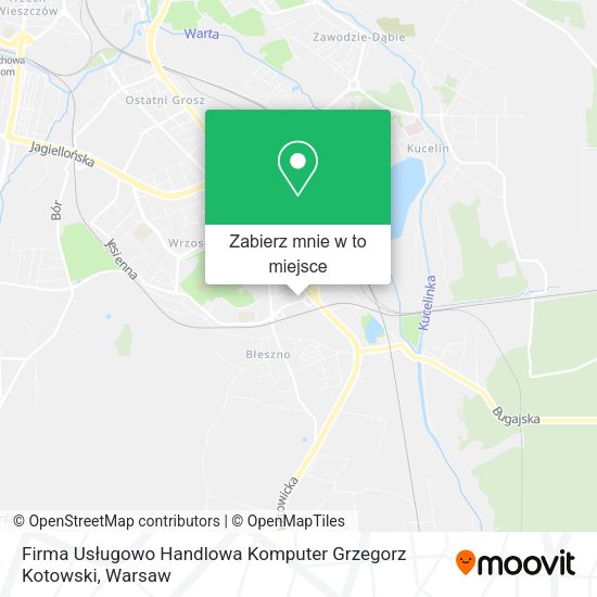 Mapa Firma Usługowo Handlowa Komputer Grzegorz Kotowski