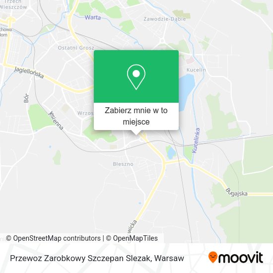 Mapa Przewoz Zarobkowy Szczepan Slezak