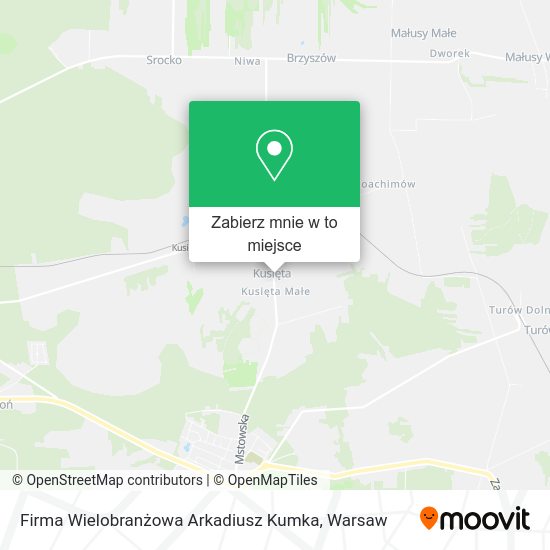 Mapa Firma Wielobranżowa Arkadiusz Kumka