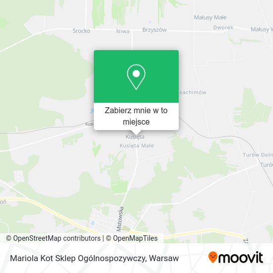 Mapa Mariola Kot Sklep Ogólnospozywczy