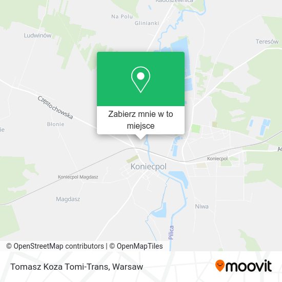 Mapa Tomasz Koza Tomi-Trans