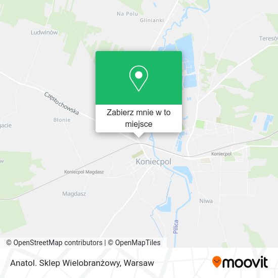 Mapa Anatol. Sklep Wielobranżowy