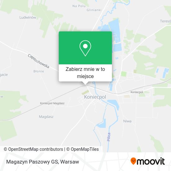 Mapa Magazyn Paszowy GS