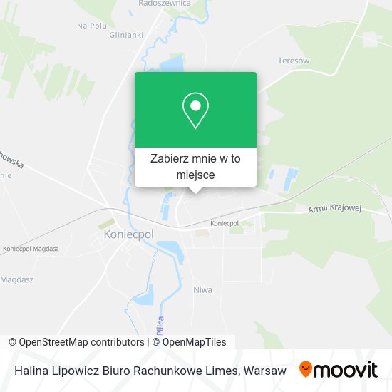 Mapa Halina Lipowicz Biuro Rachunkowe Limes