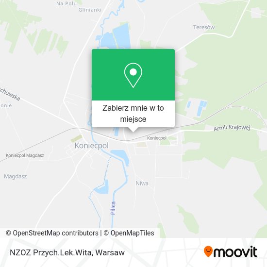 Mapa NZOZ Przych.Lek.Wita