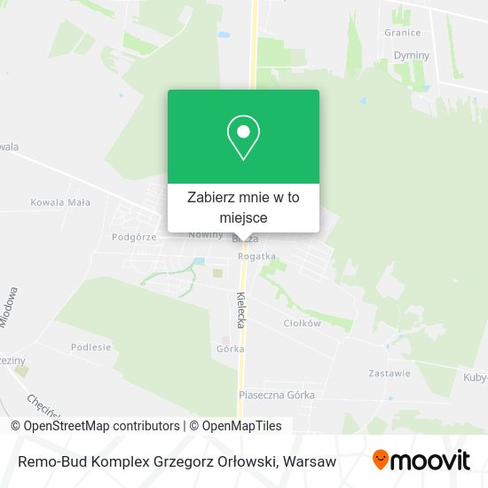 Mapa Remo-Bud Komplex Grzegorz Orłowski