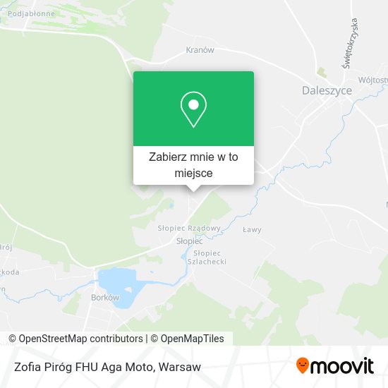 Mapa Zofia Piróg FHU Aga Moto