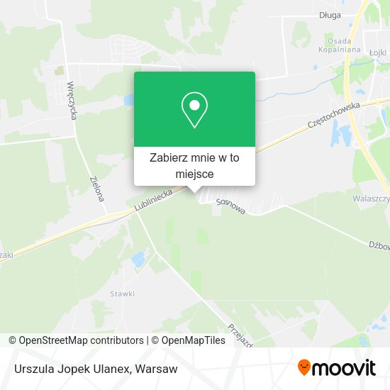 Mapa Urszula Jopek Ulanex