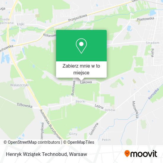 Mapa Henryk Wziątek Technobud