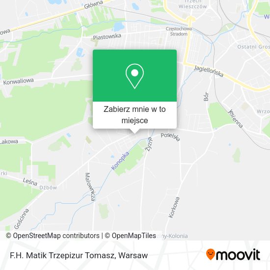 Mapa F.H. Matik Trzepizur Tomasz