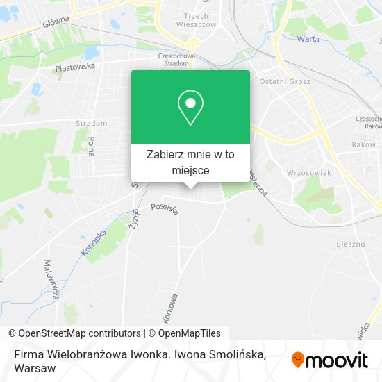 Mapa Firma Wielobranżowa Iwonka. Iwona Smolińska