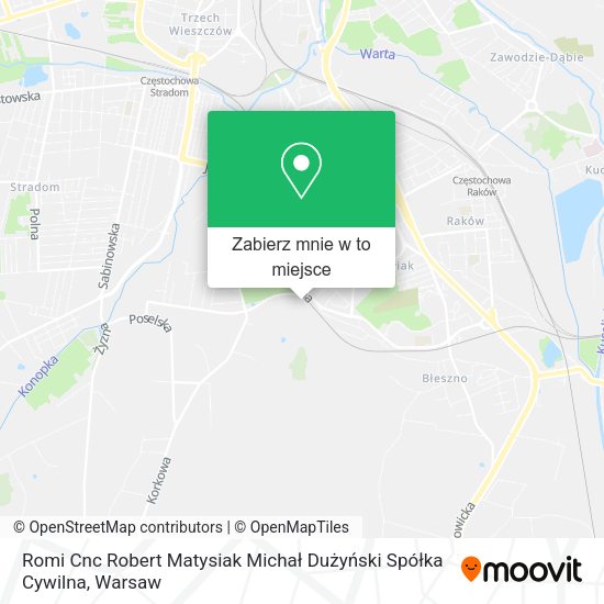 Mapa Romi Cnc Robert Matysiak Michał Dużyński Spółka Cywilna